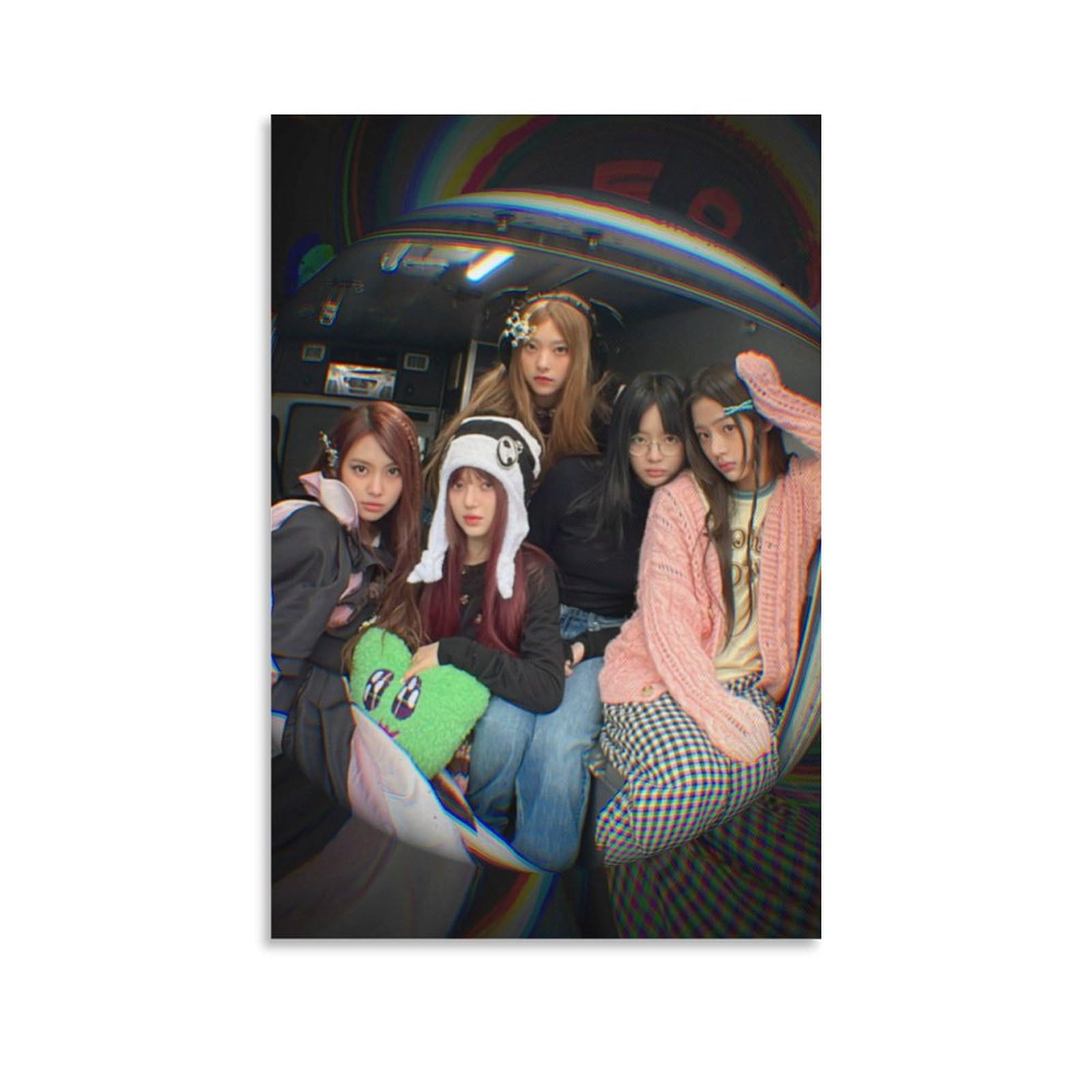 Newjeans Omg Funny KPOP ARTIST Poster Painting Canvas Prints